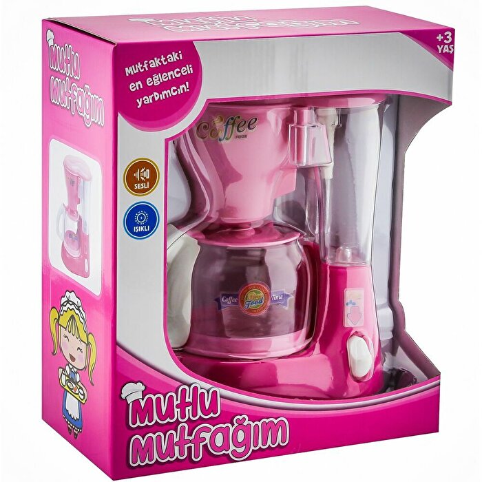 Mini Kahve Makinesi Açık Pembe