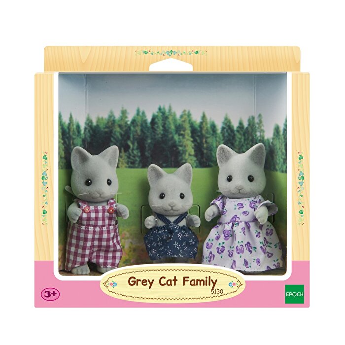 Sylvanian Families Gri Kedi Ailesi 5130
