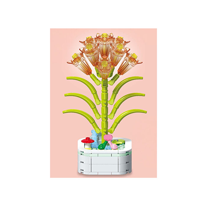 Mega Kri̇stal Çi̇çekler Yapı Blokları Klivya