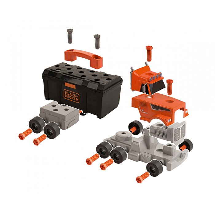 Smoby Black+Decker Alet Çantalı Vinçli Kamyon