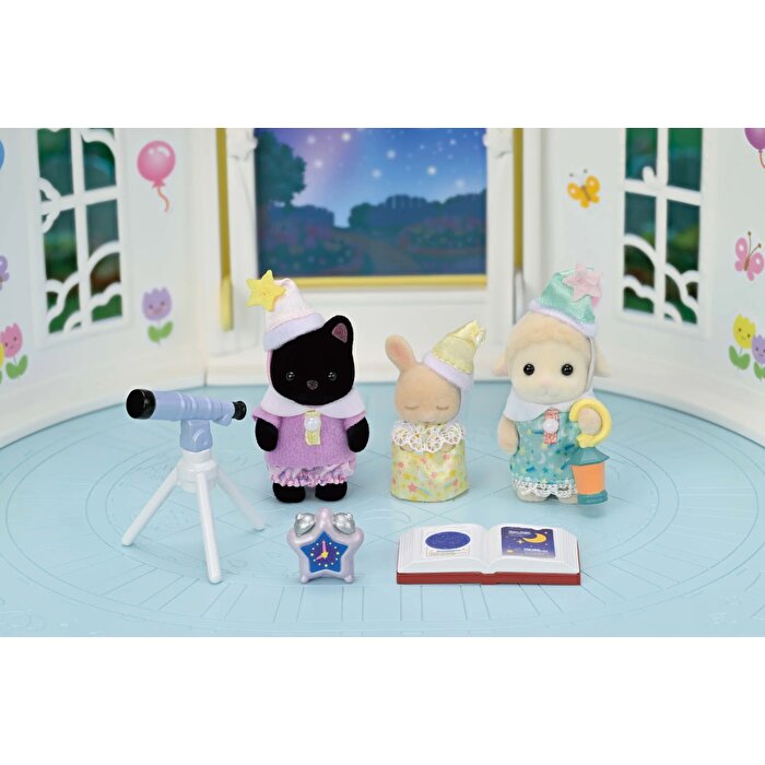 Sylvanian Families Anaokulu Arkadaşları Pijama Partisi Üçlüsü