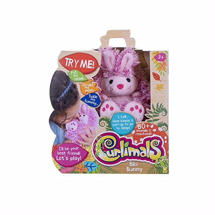Curlimals Gıdıklanan Dostum Pembe Tavşan 3705