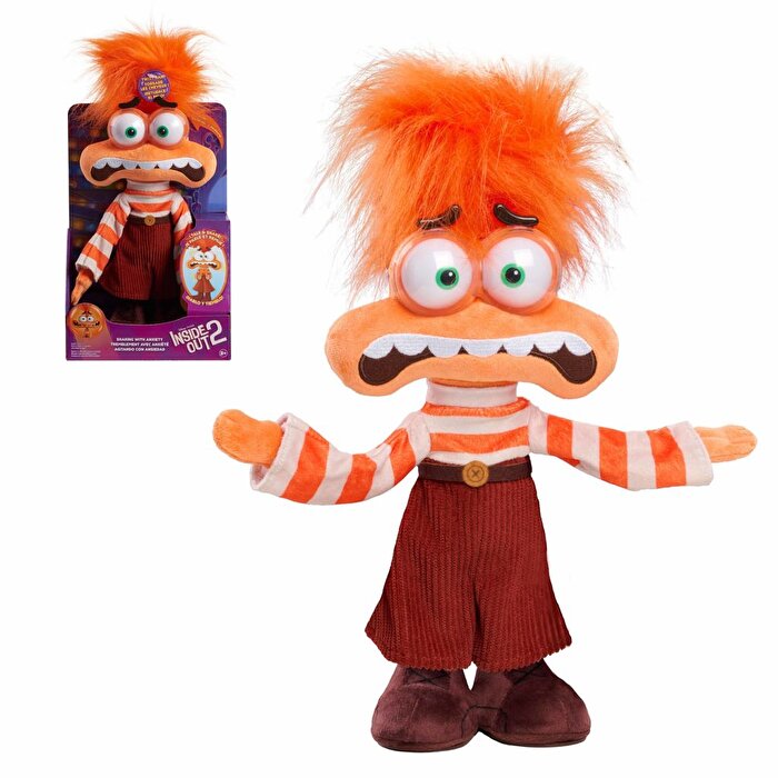 Inside Out 2 Endişe Sesli Hareketli Peluş