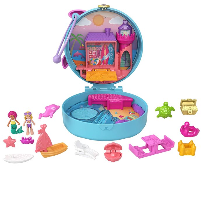 Polly Pocket ve Maceraları Oyun Setleri Dolphin Beach GTN20