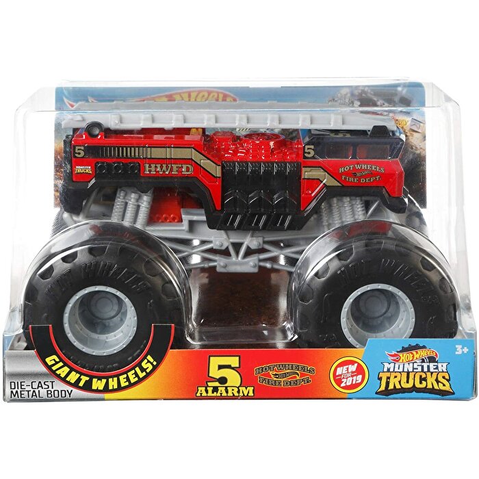 Hot Wheels Monster Trucks 1:24 Arabalar Alarm 2 GBV34