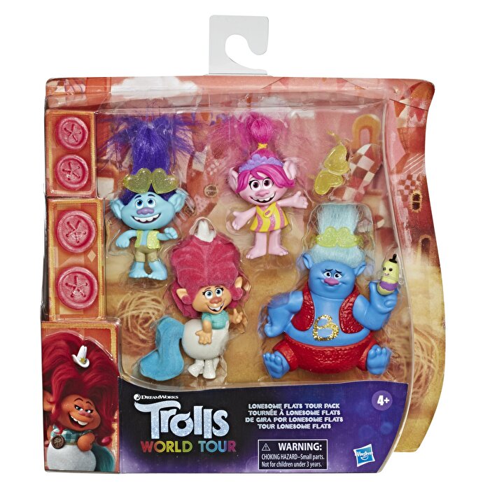 Trolls World Tour Lonesome Flats Turu Figür Seti E8406