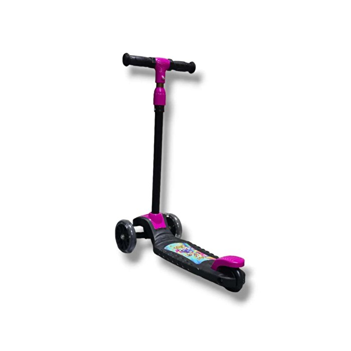 Swing Işıklı Scooter Pembe