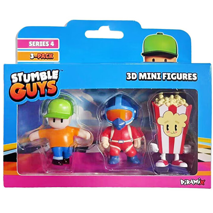 Stumble Guys 3'lü Mini Figür S4 Set 5