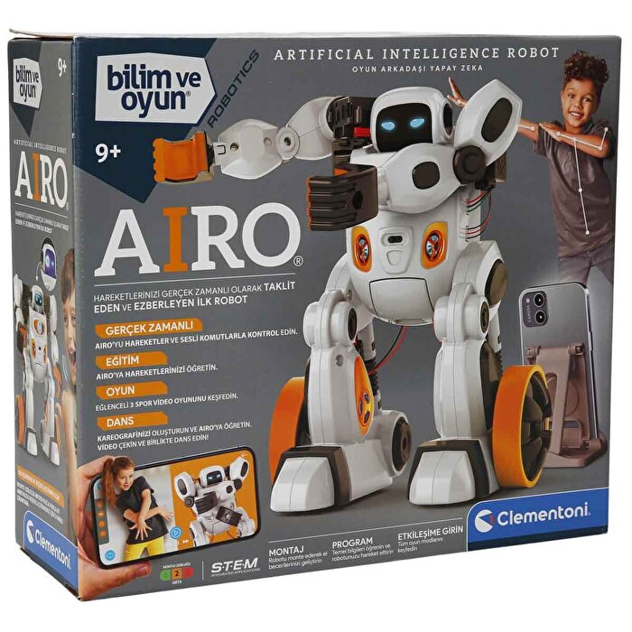 Clementoni Bilim ve Oyun: Airo Yapay Zeka Robotu