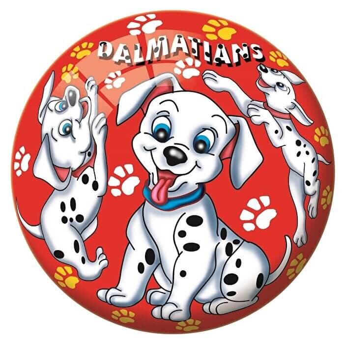 Dema Stil Renkli Baskılı Top Dalmaçyalılar 23 cm.