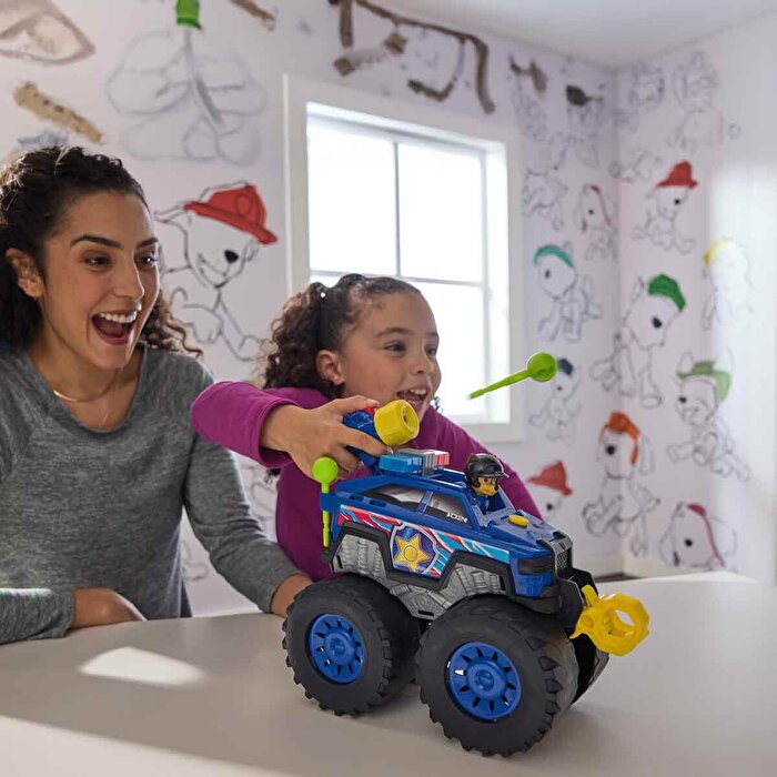 Paw Patrol Sesli ve Işıklı Rescue Wheels Figür ve Kurtarma Aracı