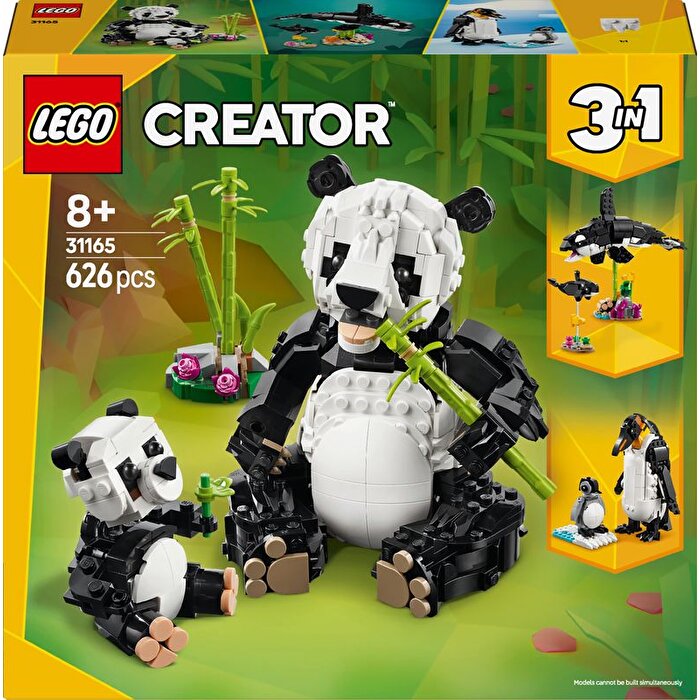 LEGO Creator 3'ü 1 Arada Vahşi Hayvanlar: Panda Ailesi 31165