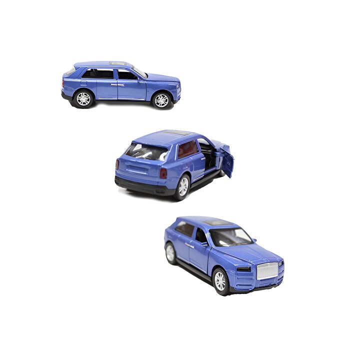 Sesli Işıklı Metal Çek Bırak Jeep Mor