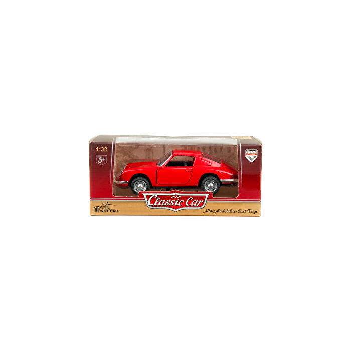 Die Cast 1:32 Retro Spor Araba Kırmızı