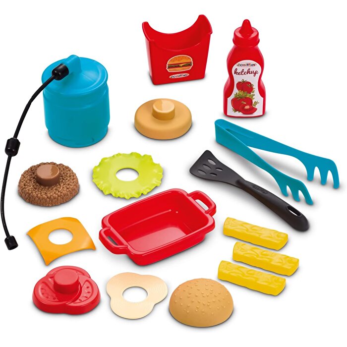 Ecoiffier Burger Barbekü Seti