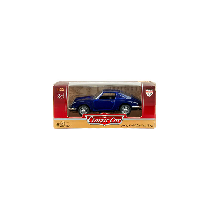 Die Cast 1:32 Retro Spor Araba Lacivert