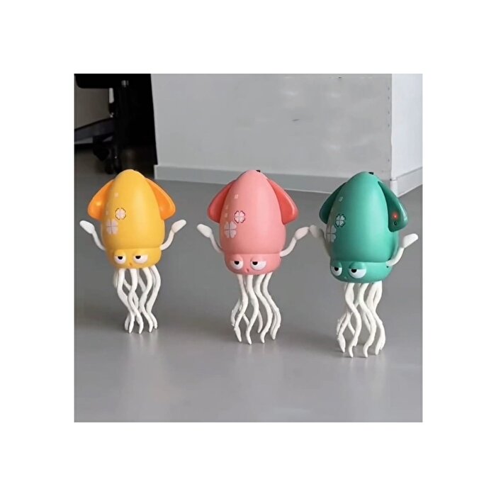 Dansçı Kali Müzikli Işıklı Hareketli Ahtapot Yeşil