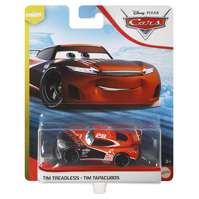 Cars 3 Tekli Karakter Araçlar Tim Treadless DXV41