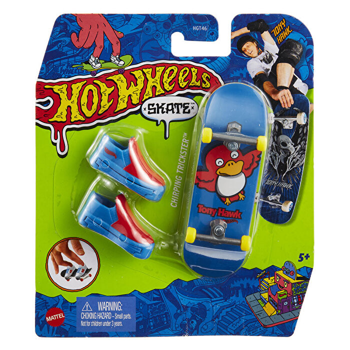 Hot Wheels Skate Parmak Kaykay ve Ayakkabı Chirping Trickster HGT53