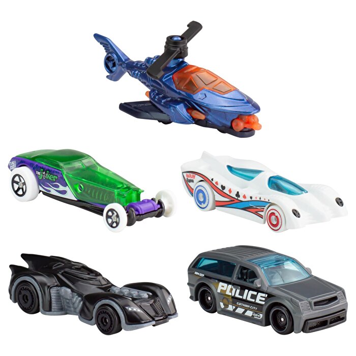 Hot Wheels Beşli Araba Seti Batman HTV44