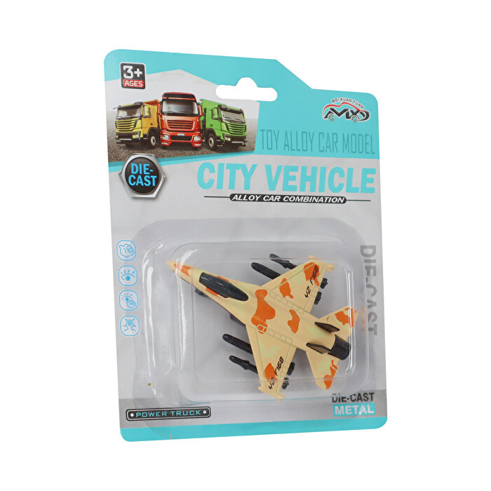 Neon Renkli Savaşçı Uçak Krem