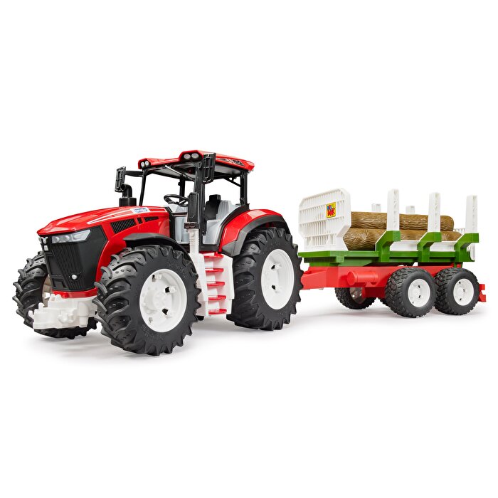 Bruder Kütük Taşıyan Römorklu Traktör