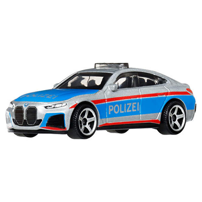 Matchbox Temalı Arabalar BMW i4 Police Sedan Berline JJR56
