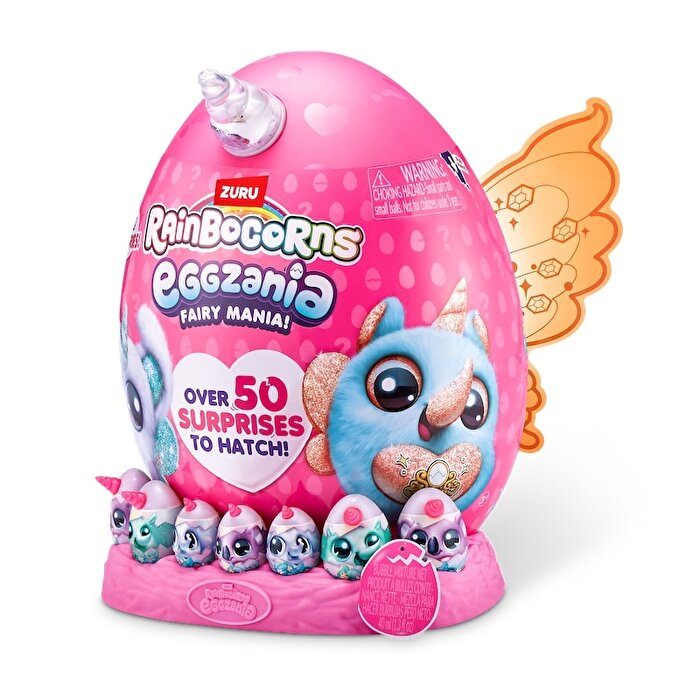 Rainbocorns Eggzania Fairy Peluş Sürpriz Paket Turuncu Kanat 92106