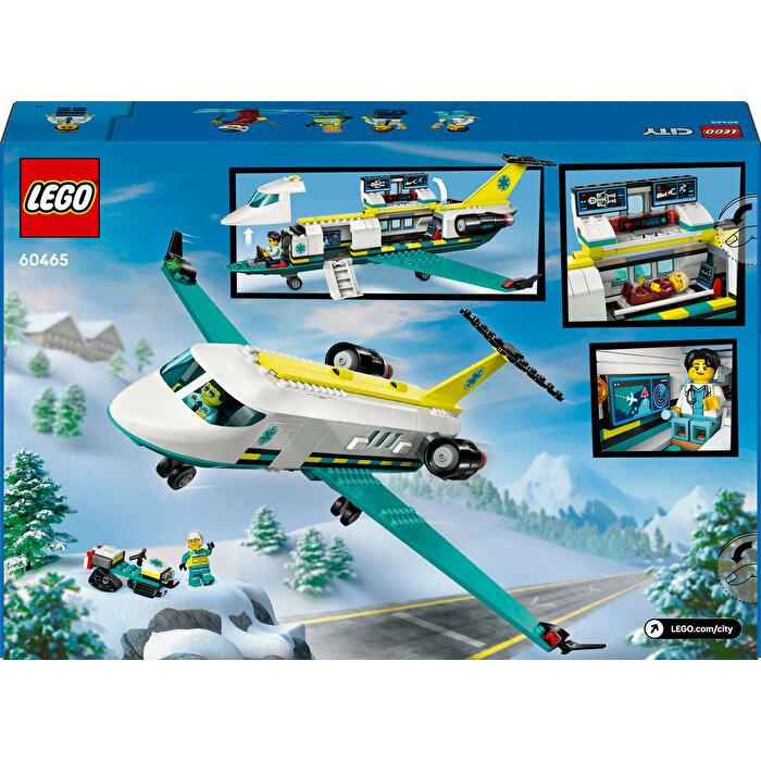 LEGO City Acil Hava Ambulans Uçağı 60465