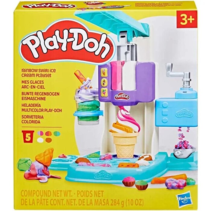 Play Doh Rainbow Swirl İce Cream Playset 4754