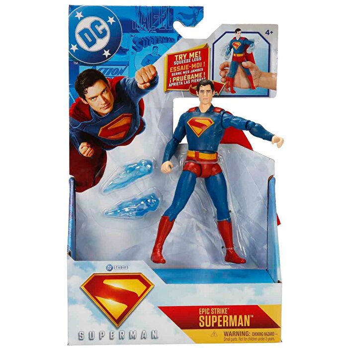 DC Comics Superman Epik Strike Aksiyon Figürü 15 Cm