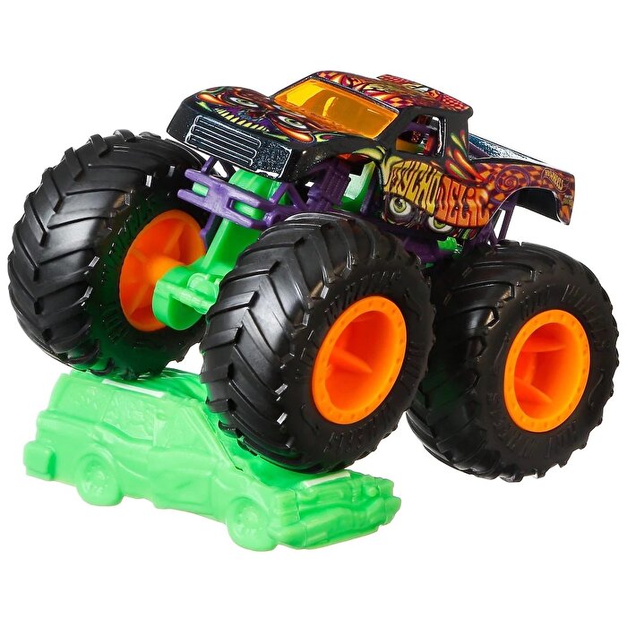 Hot Wheels Monster Trucks 1:64 Arabalar Pyscho Delic GJF39