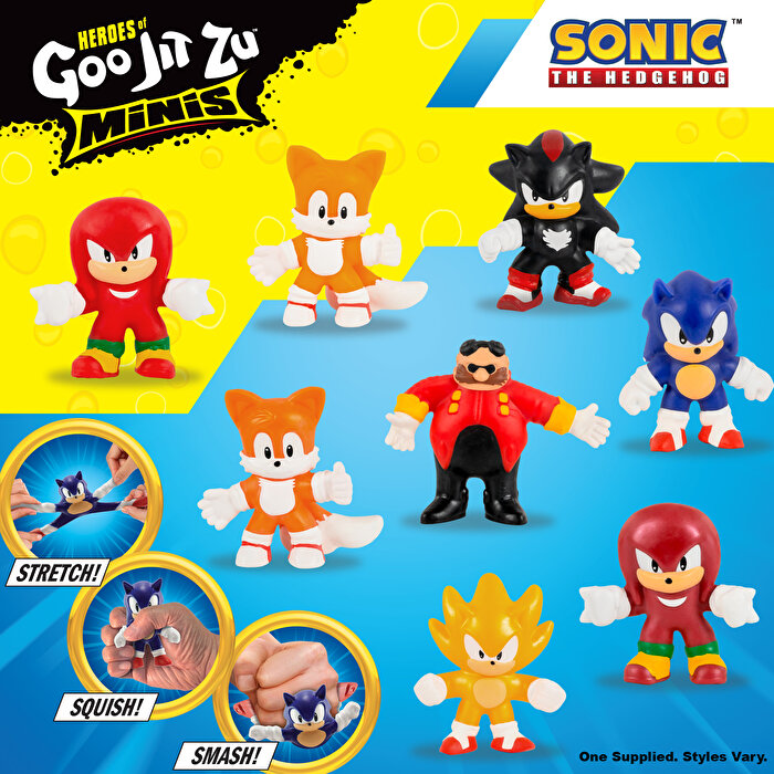 Goojitzu Sonic Mini Figür Tekli Paket S3-08267 Super Sonic