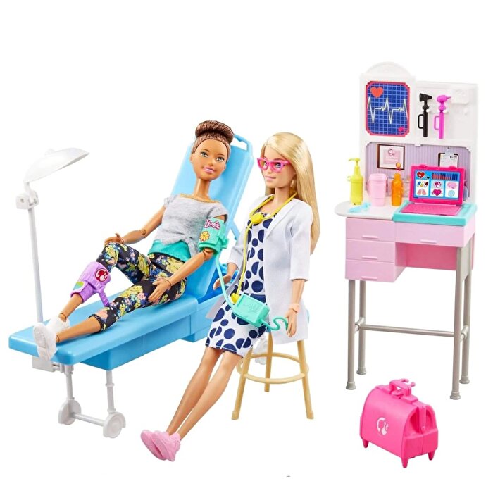 Barbie Bebek Doktor ve Oyun Seti GWV01