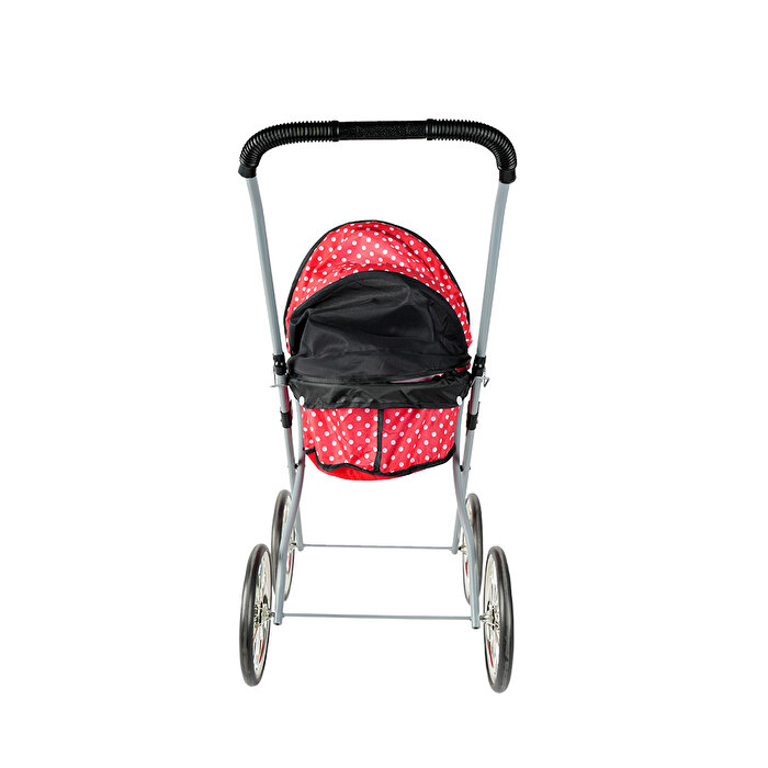 Gümüş Tekerlekli Beşikli Puset