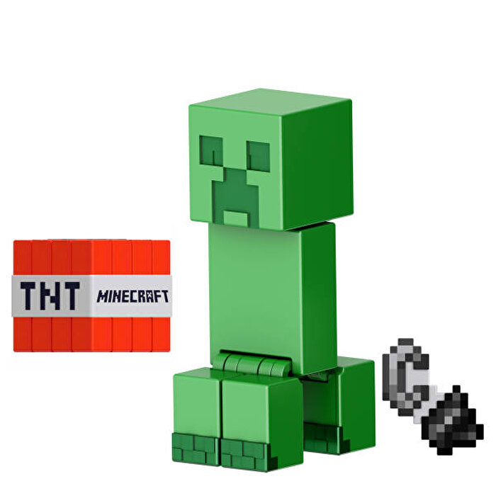 Mi̇necraft Aksesuarlı Fi̇gür Creeper JCN29