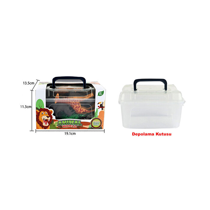 Kutulu Vahşi Yabani Hayvanları Seti