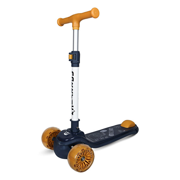 Hattrick Işıklı 3 Tekerlekli Sarı Scooter Scs120