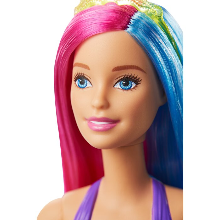 Barbie Dreamtopia Denizkızı Bebekler Pembe Mavi Saçlı (GJK08)