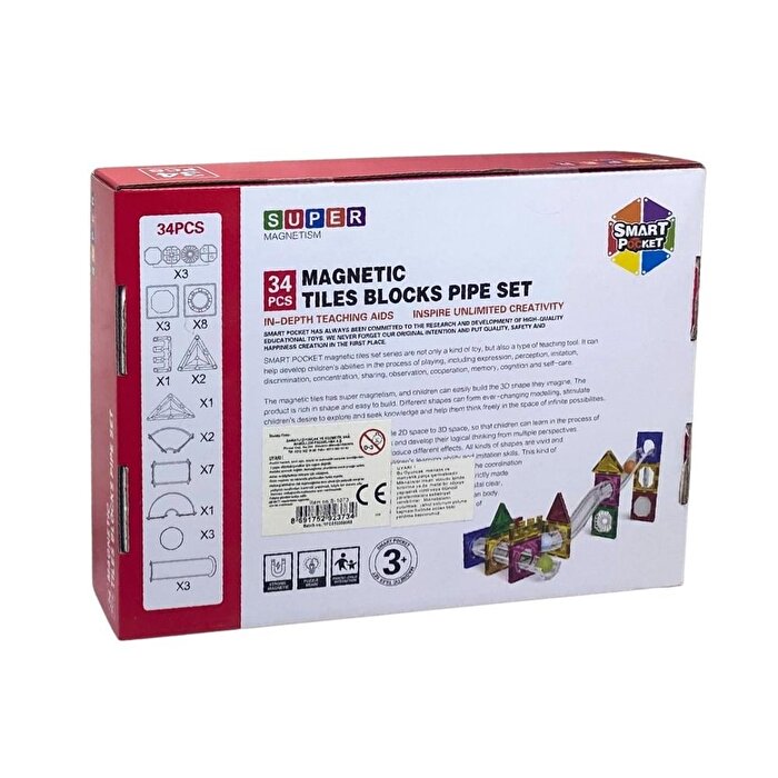 Manyetik Bloklar Seti 34 Parça