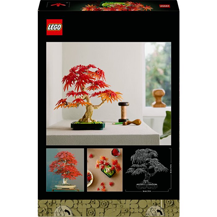 LEGO Botanicals Japon Kırmızı Akçaağaç Bonsai Ağacı 10348