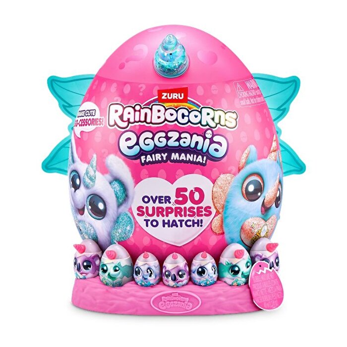 Rainbocorns Eggzania Fairy Peluş Sürpriz Paket Mavi Kanat 92106