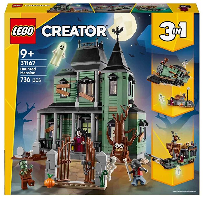 LEGO Creator 3 in 1 Hayaletli Köşk 31167