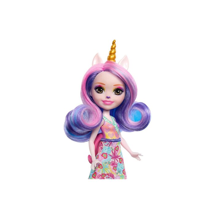 Enchantimals Popüler Karakter Bebekler Ulia Unicorn ve Pacifica HRX84
