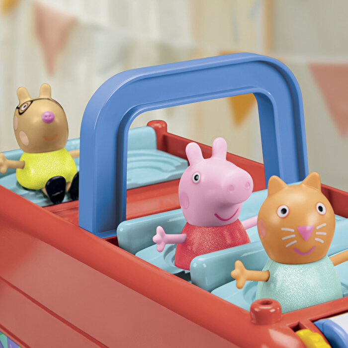 Peppa Pig 2'si 1 Arada Parti Otobüsü F8881