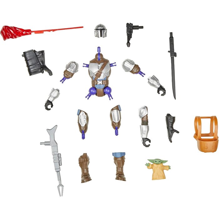 Star Wars Mixmashers Deluxe Fi̇gür The Mandalorian and Grogu