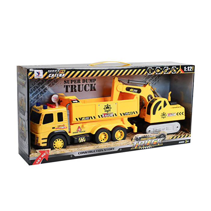 Sesli Işıklı Kamyon Dozer