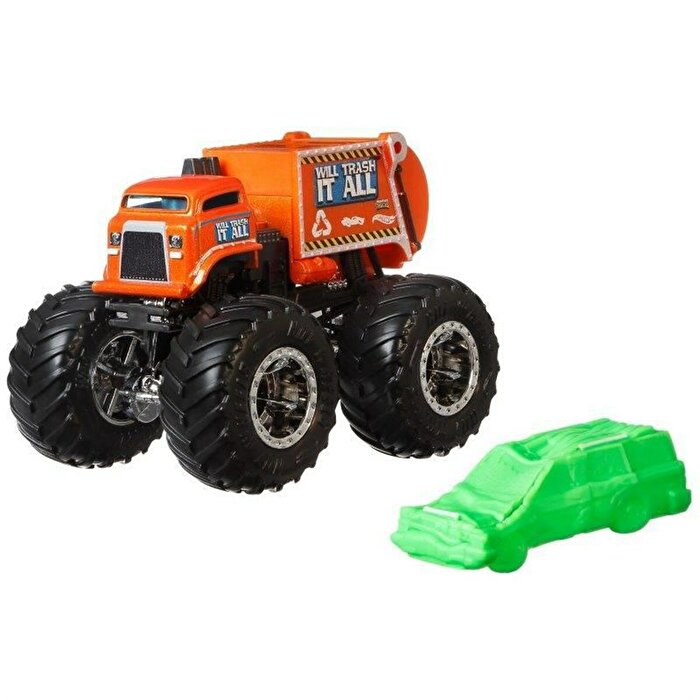 Hot Wheels Monster Trucks 1:64 Arabalar Will Trash It All GJD81