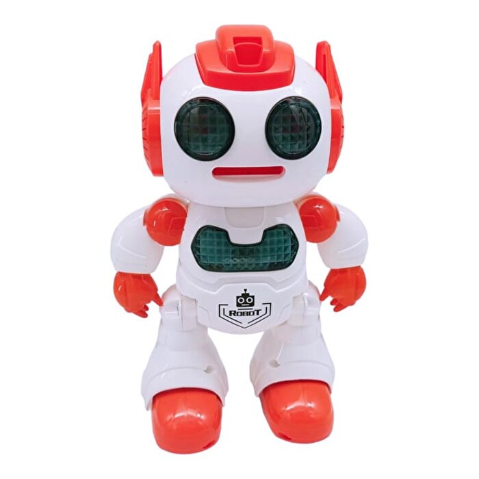 Uzaktan Kumandalı Sesli Disk Atan Robot Turuncu