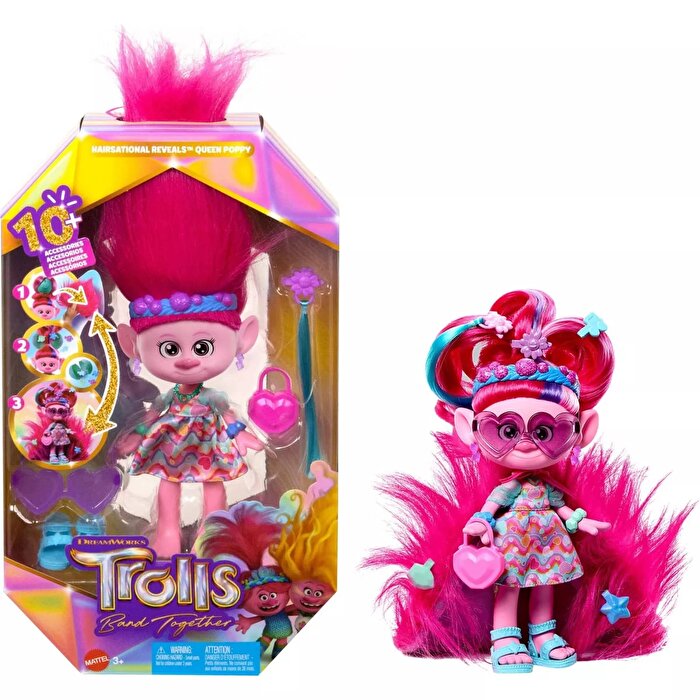 DreamWorks Trolls Band Together Hairsational Reveals Queen Poppy HNF16